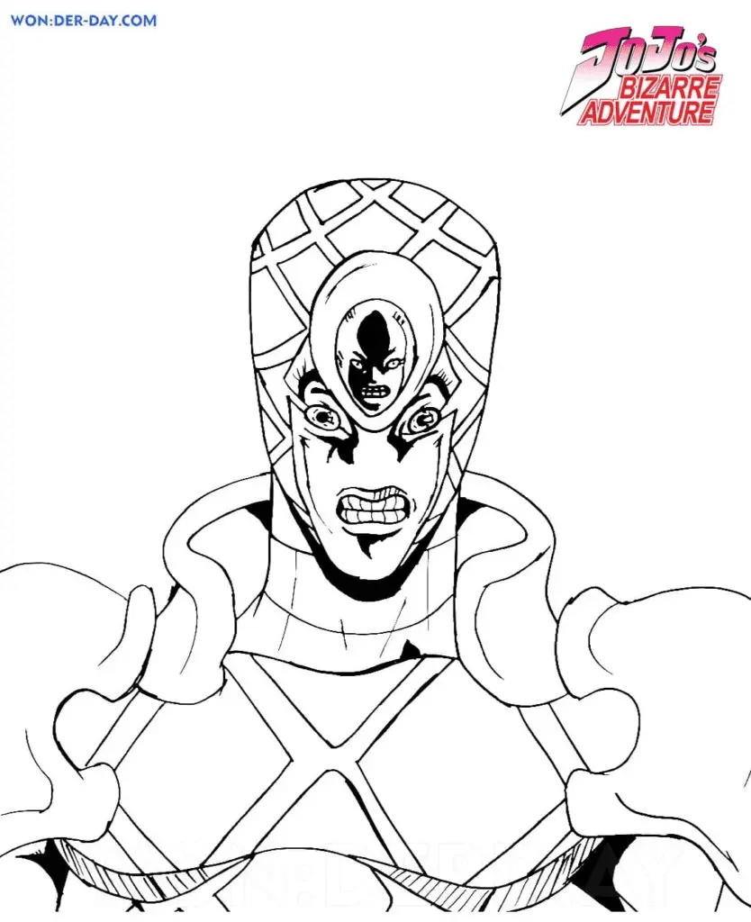 JoJo's Bizarre Adventure Ausmalbilder 42