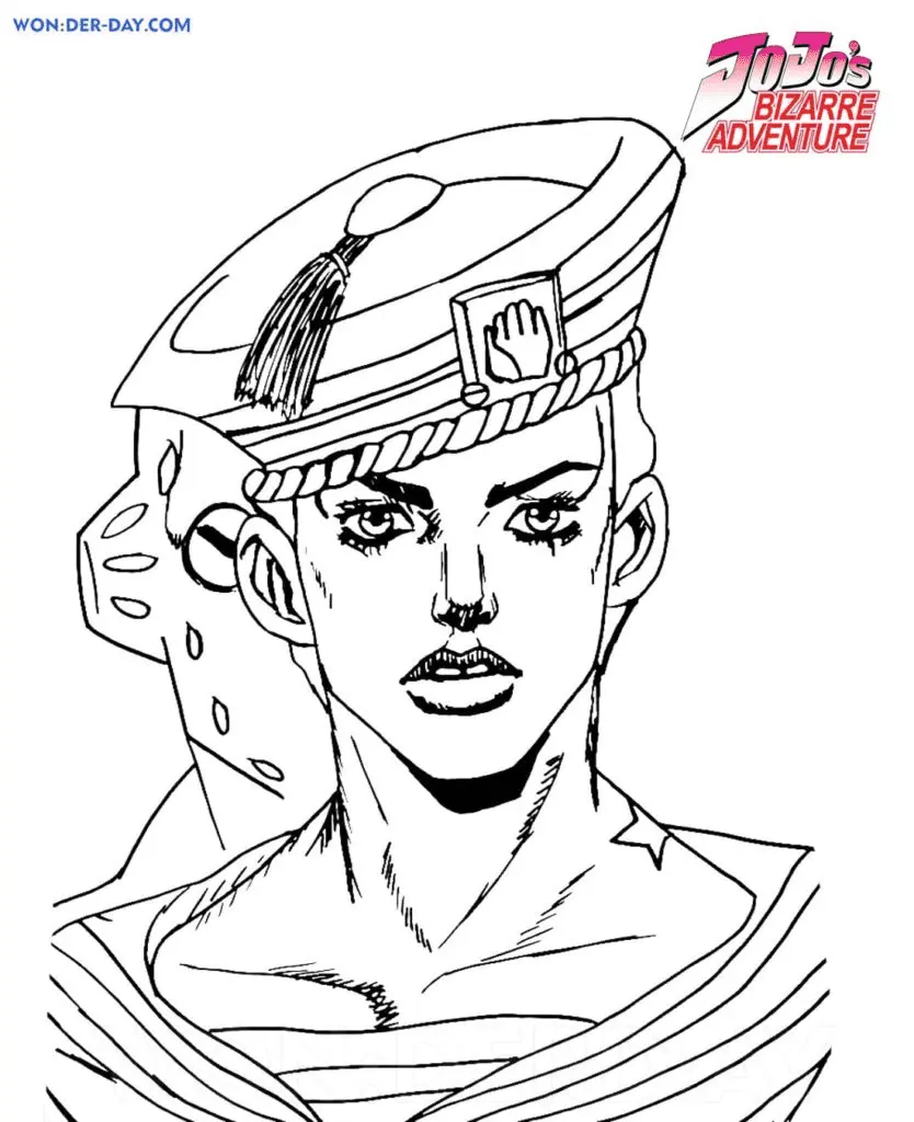 JoJo's Bizarre Adventure Ausmalbilder 43