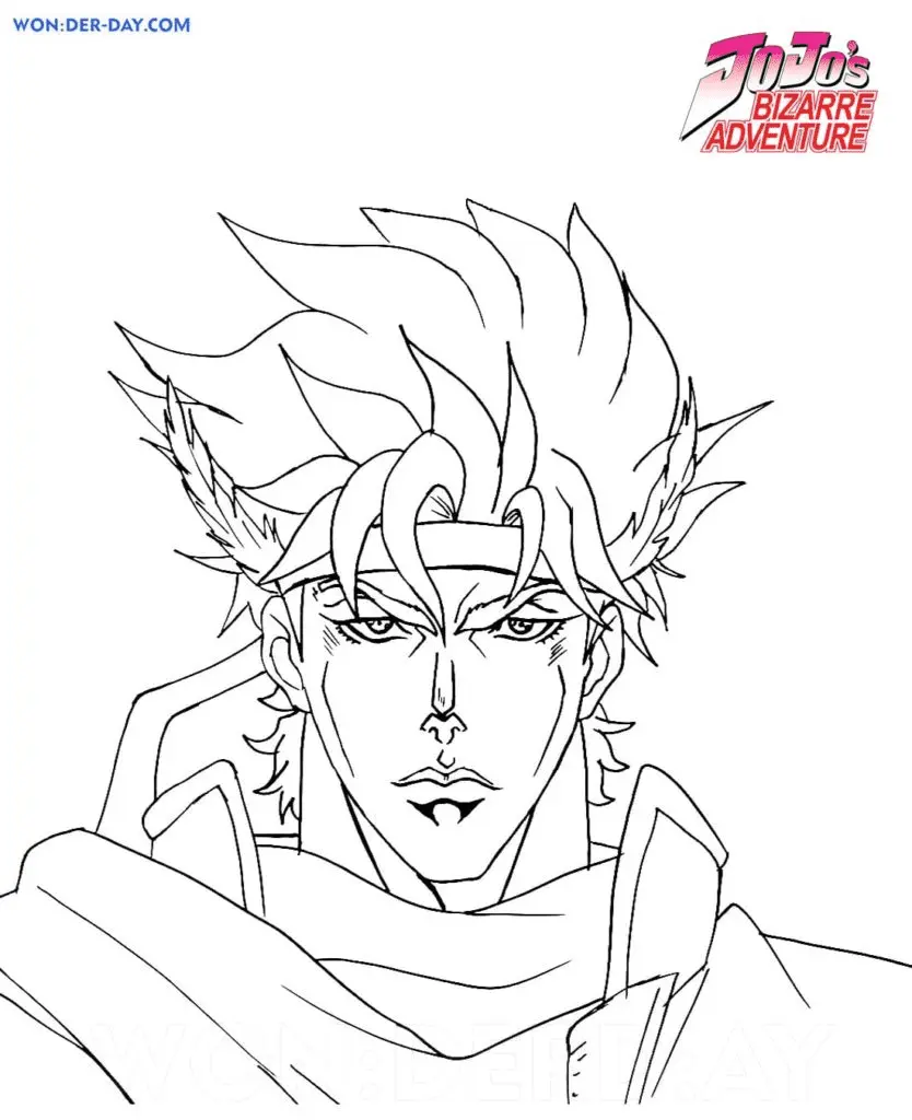 JoJo's Bizarre Adventure Ausmalbilder 47