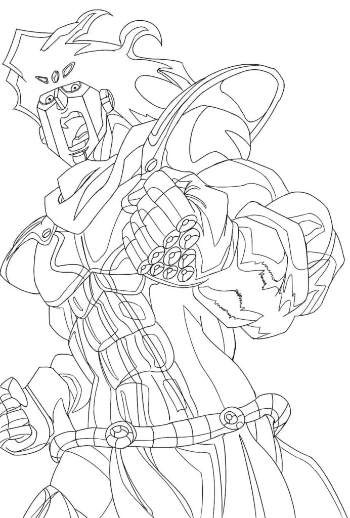 JoJo's Bizarre Adventure Ausmalbilder 48