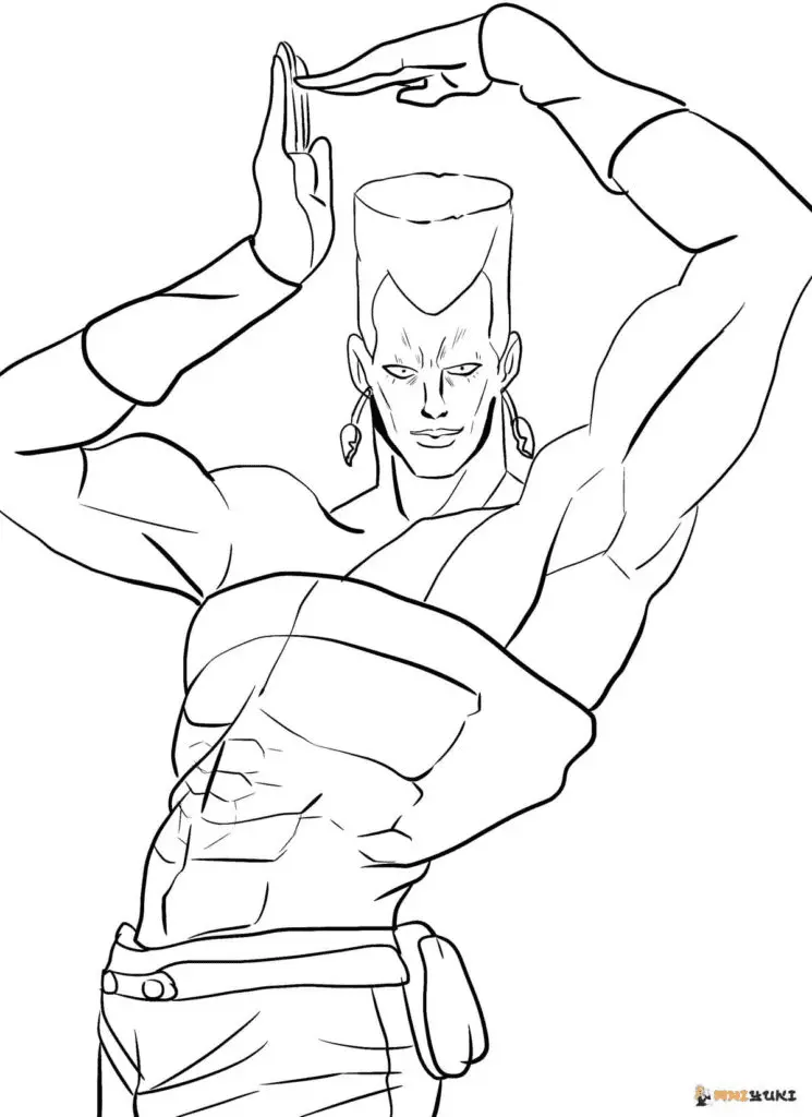 JoJo's Bizarre Adventure Ausmalbilder 51