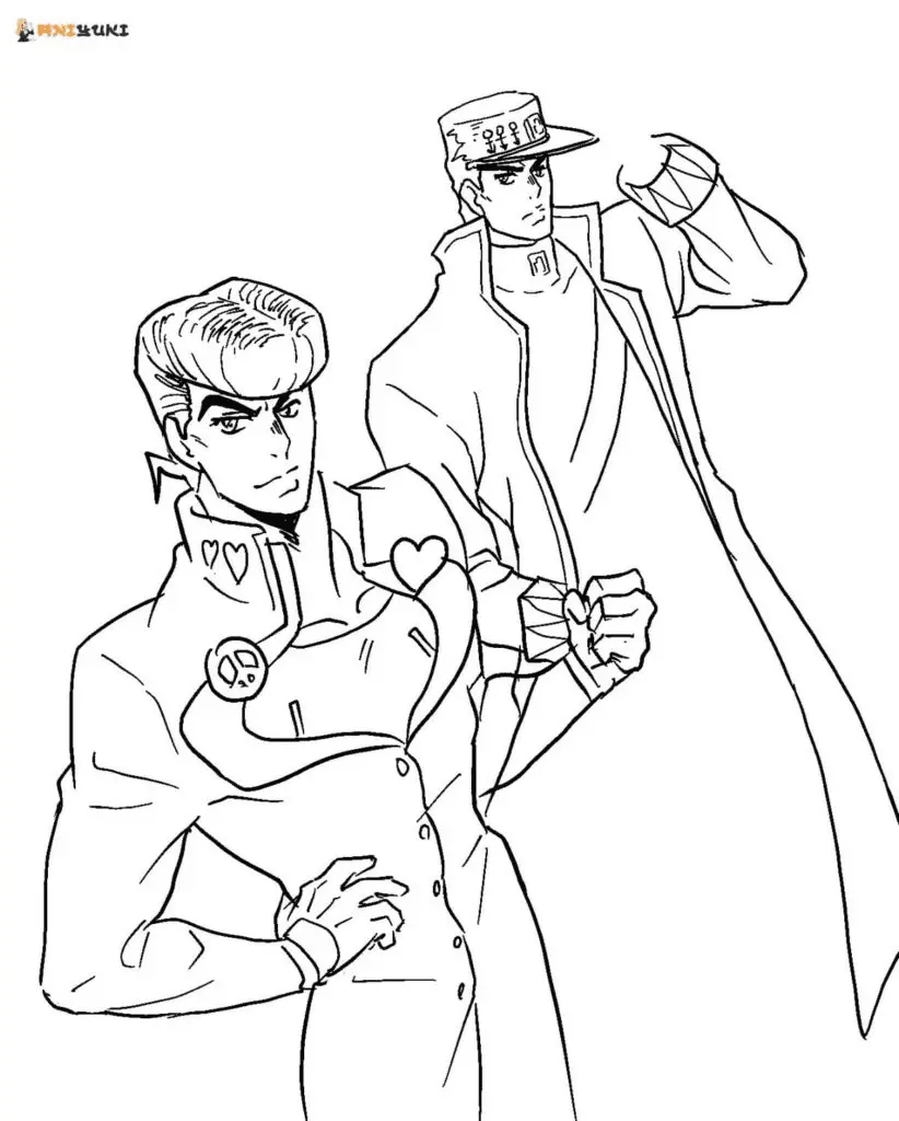 JoJo's Bizarre Adventure Ausmalbilder 55