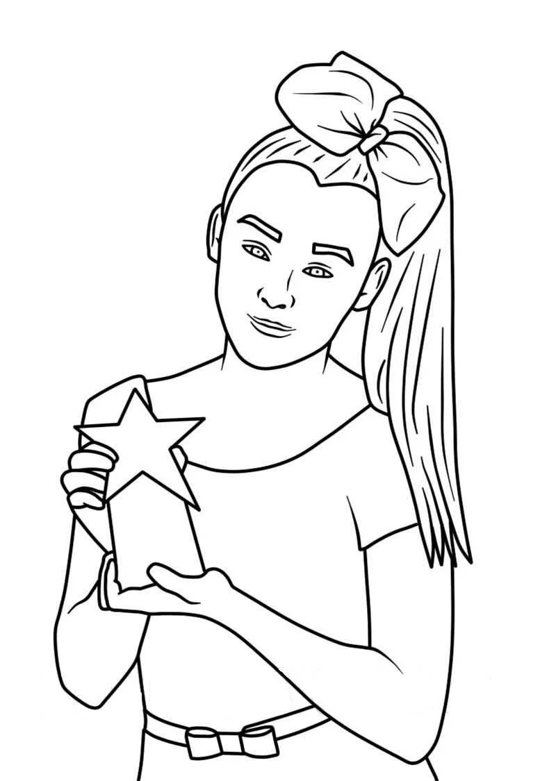 Desenhos de Jojo Siwa Para Colorir 10