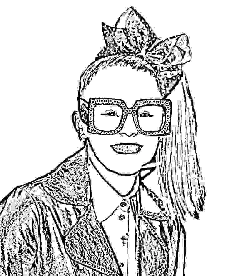 Desenhos de Jojo Siwa Para Colorir 36