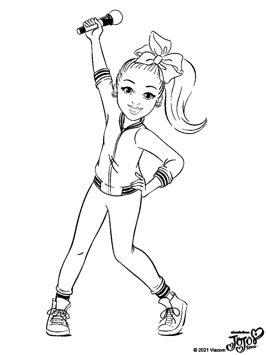 Jojo Siwa Coloring Pages 51