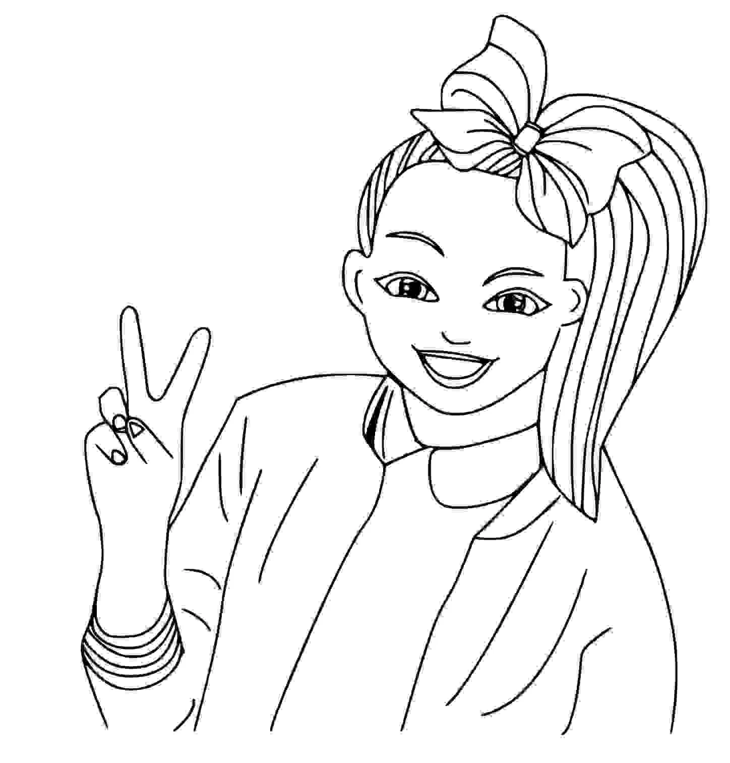Desenhos de Jojo Siwa Para Colorir 7