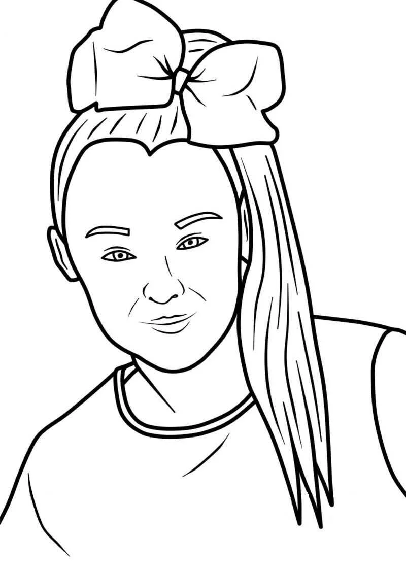 Desenhos de Jojo Siwa Para Colorir 8