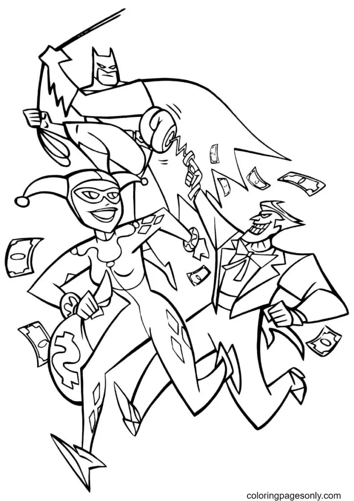Desenhos de Joker Para Colorir 36