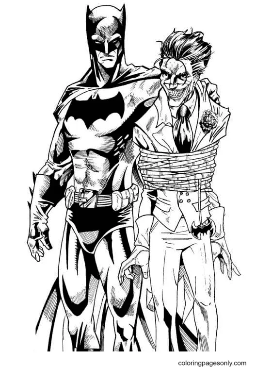 Desenhos de Joker Para Colorir 40