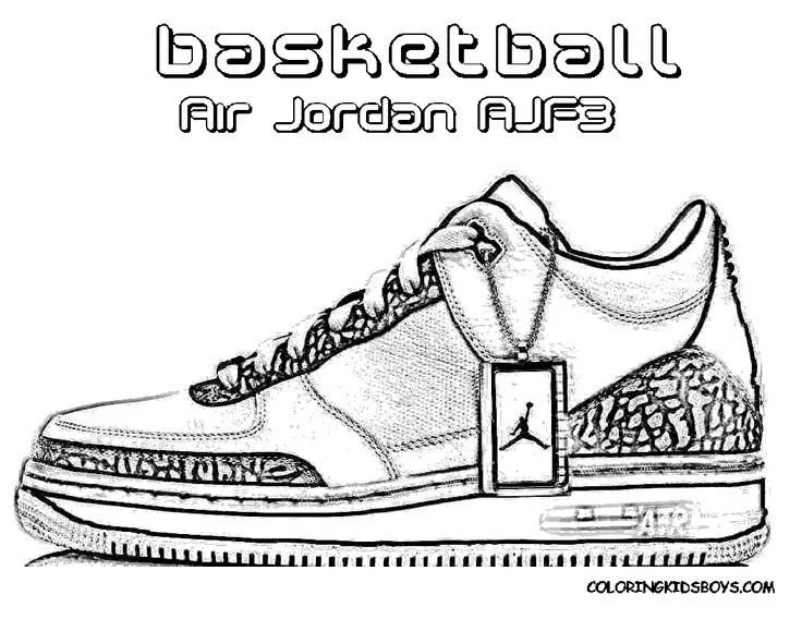 Jordan 4 Coloring Pages 2