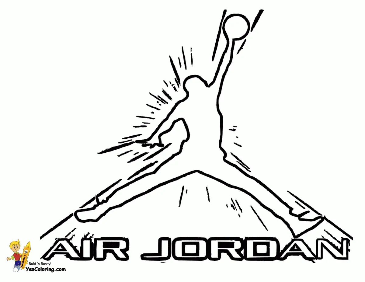 Jordan 4 Coloring Pages 22