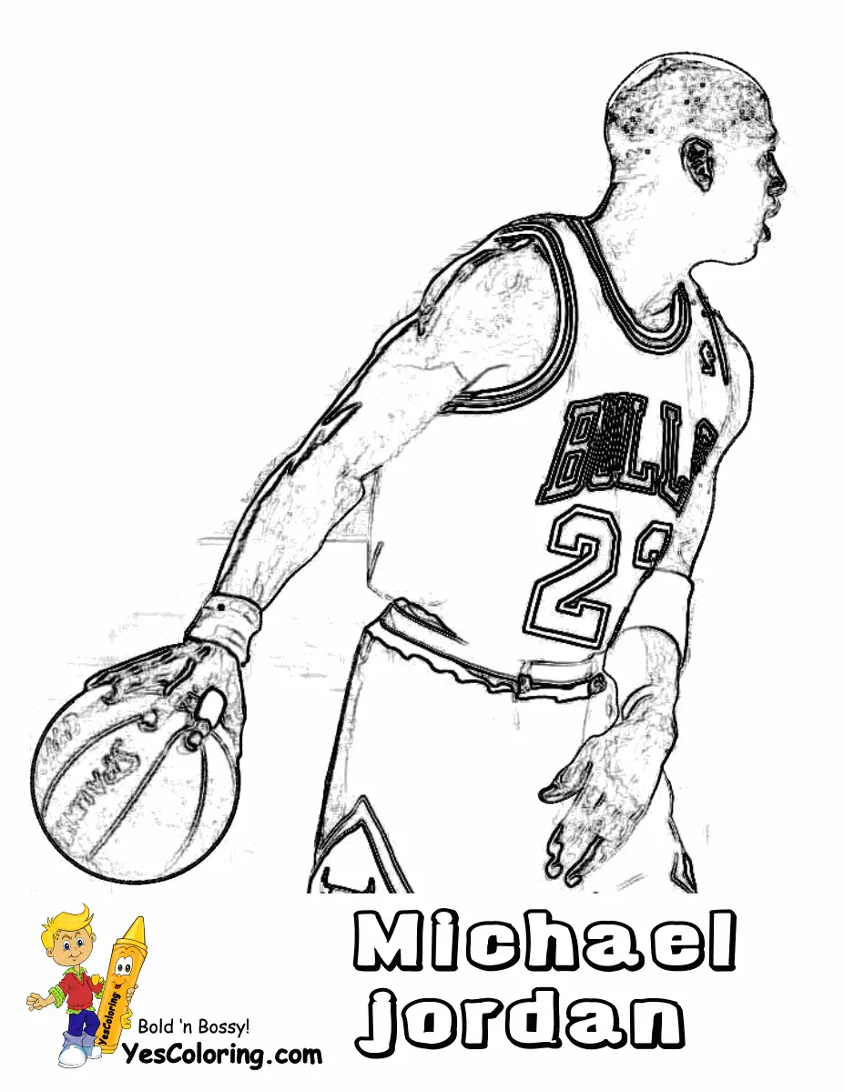 Jordan 4 Coloring Pages 23