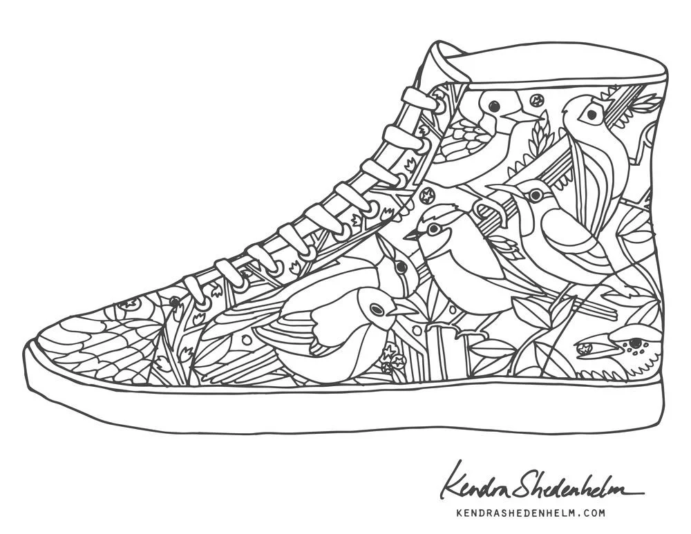 Jordan 4 Coloring Pages 27