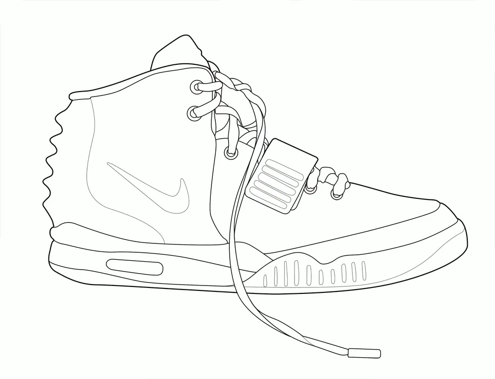 Jordan 4 Coloring Pages 4