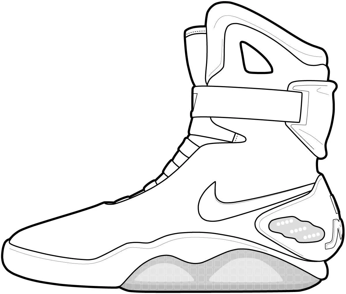 Jordan 4 Coloring Pages 7