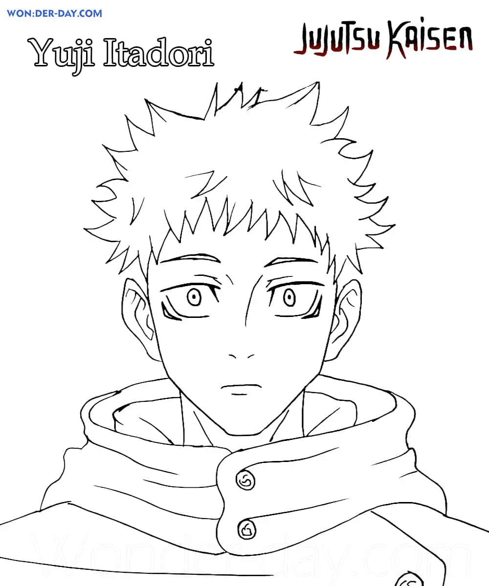 Jujutsu Kaisen Coloring Pages 10