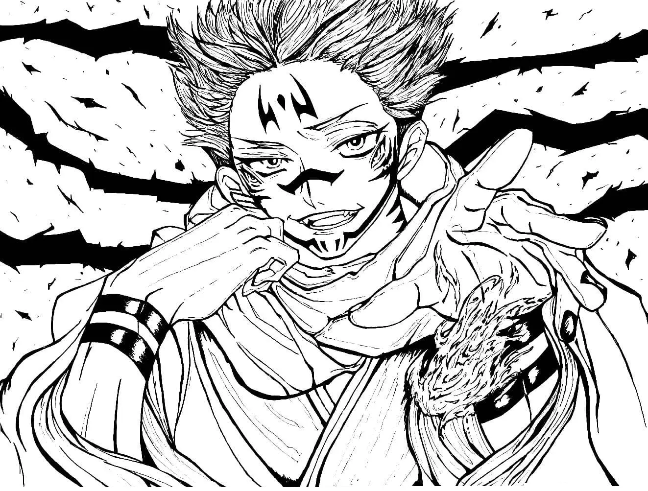 Jujutsu Kaisen Coloring Pages 11