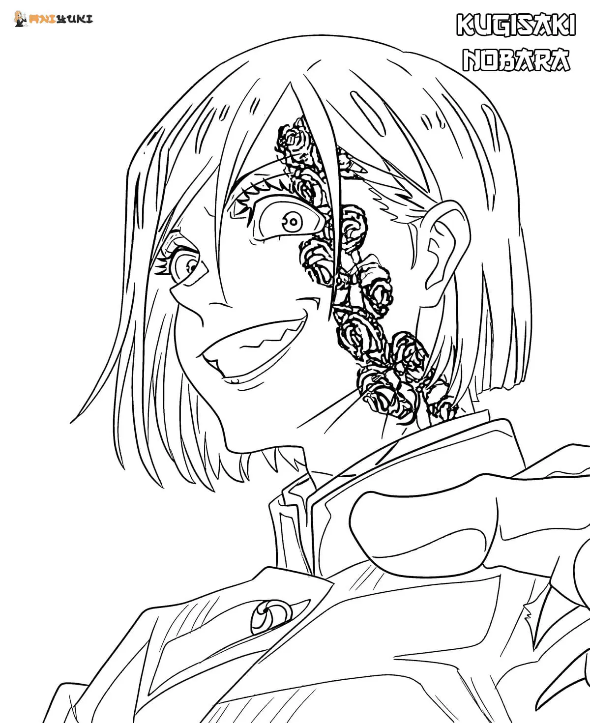 Jujutsu Kaisen Coloring Pages 17