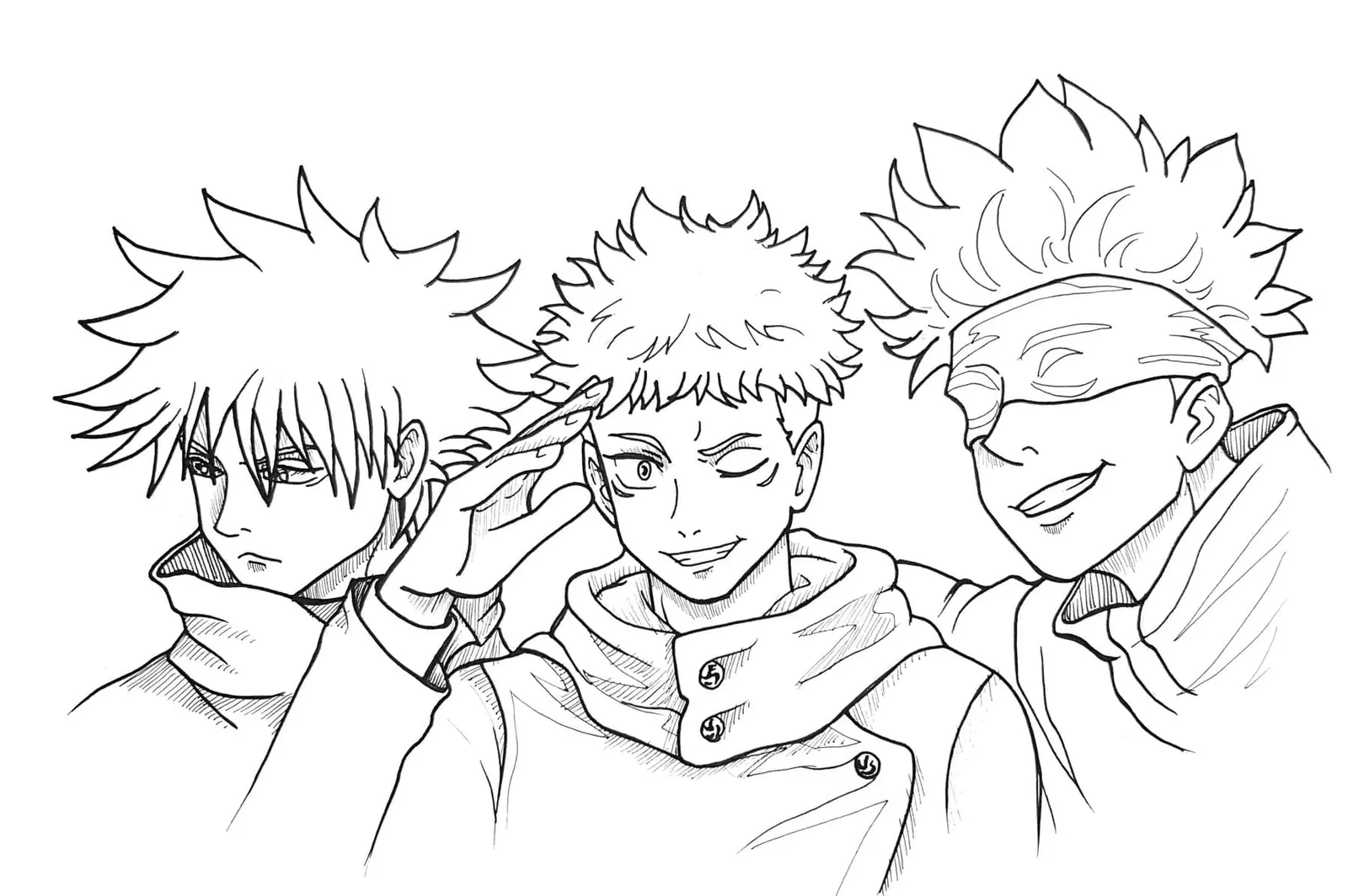 Jujutsu Kaisen Coloring Pages 2