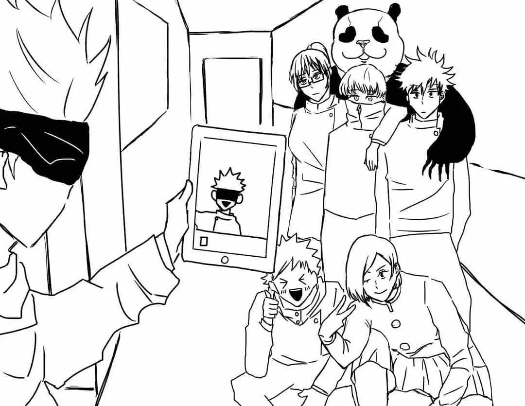 Jujutsu Kaisen Coloring Pages 24