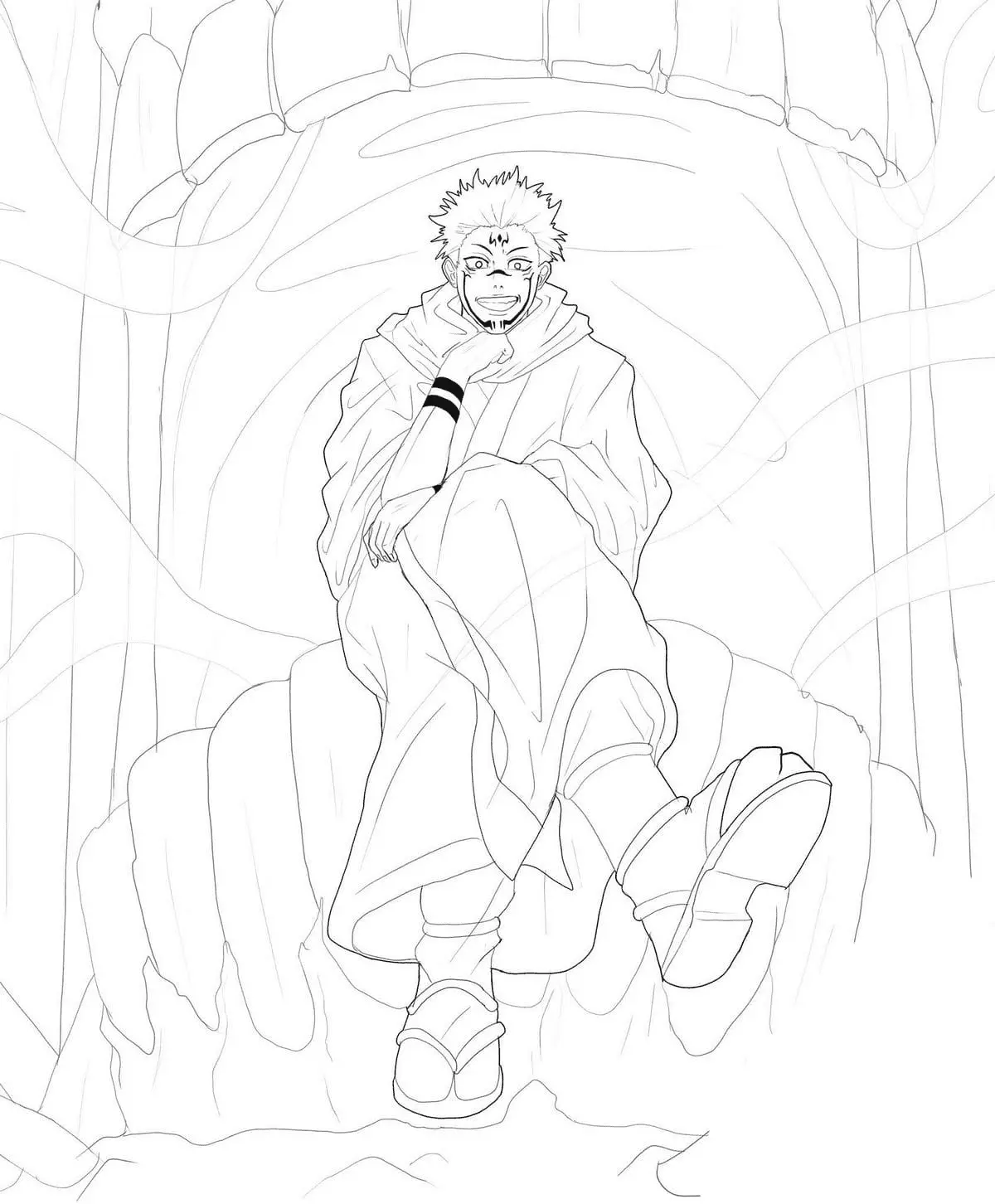 Jujutsu Kaisen Coloring Pages 25