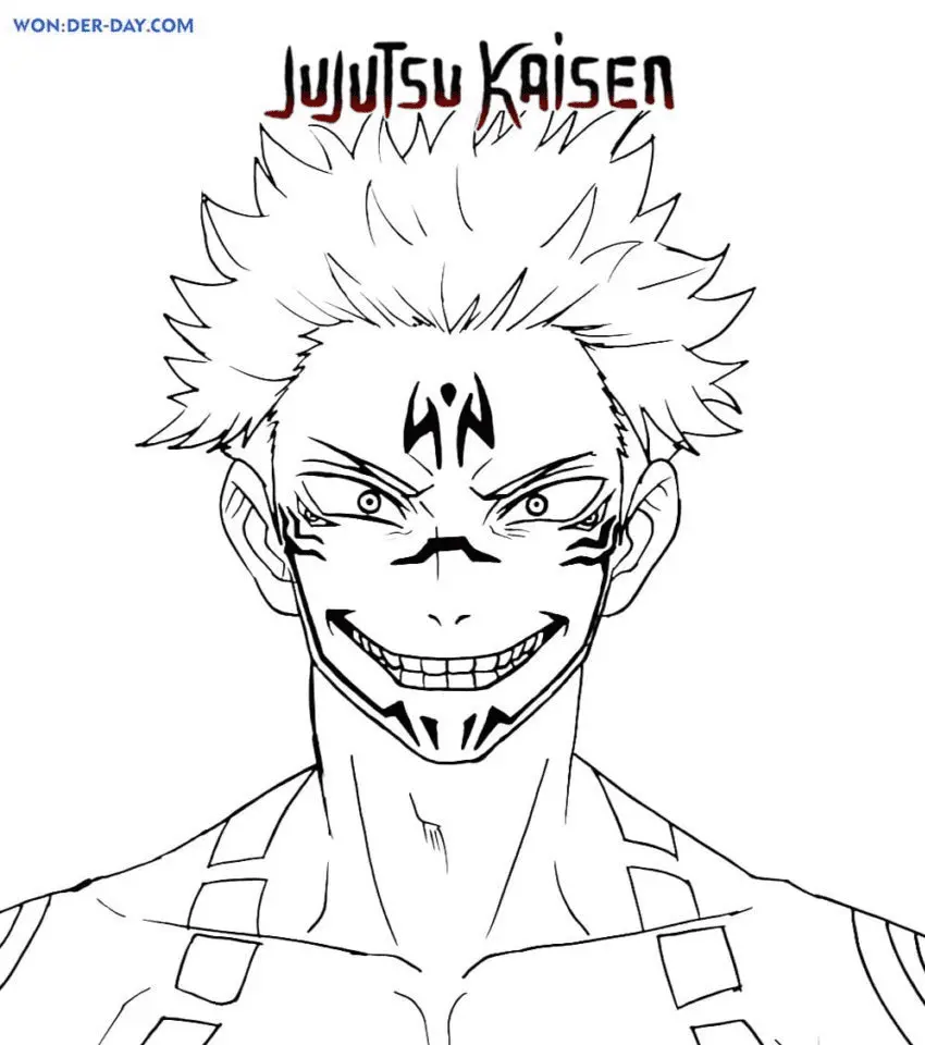 Jujutsu Kaisen Coloring Pages 26