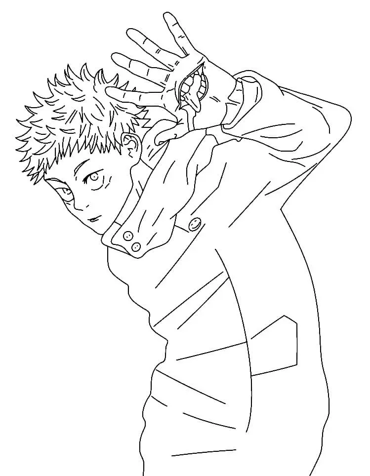 Jujutsu Kaisen Coloring Pages 28