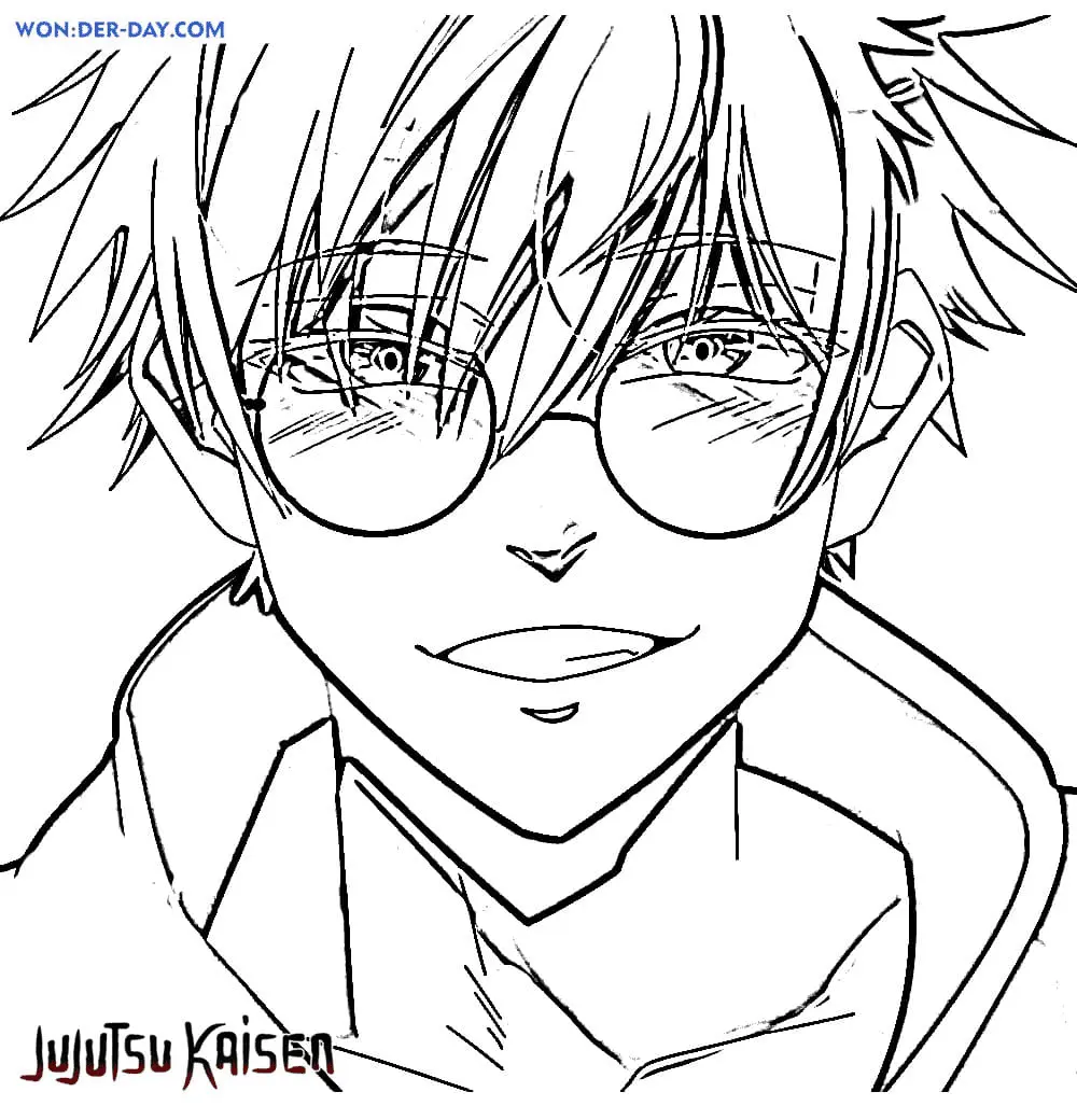 Jujutsu Kaisen Coloring Pages 3