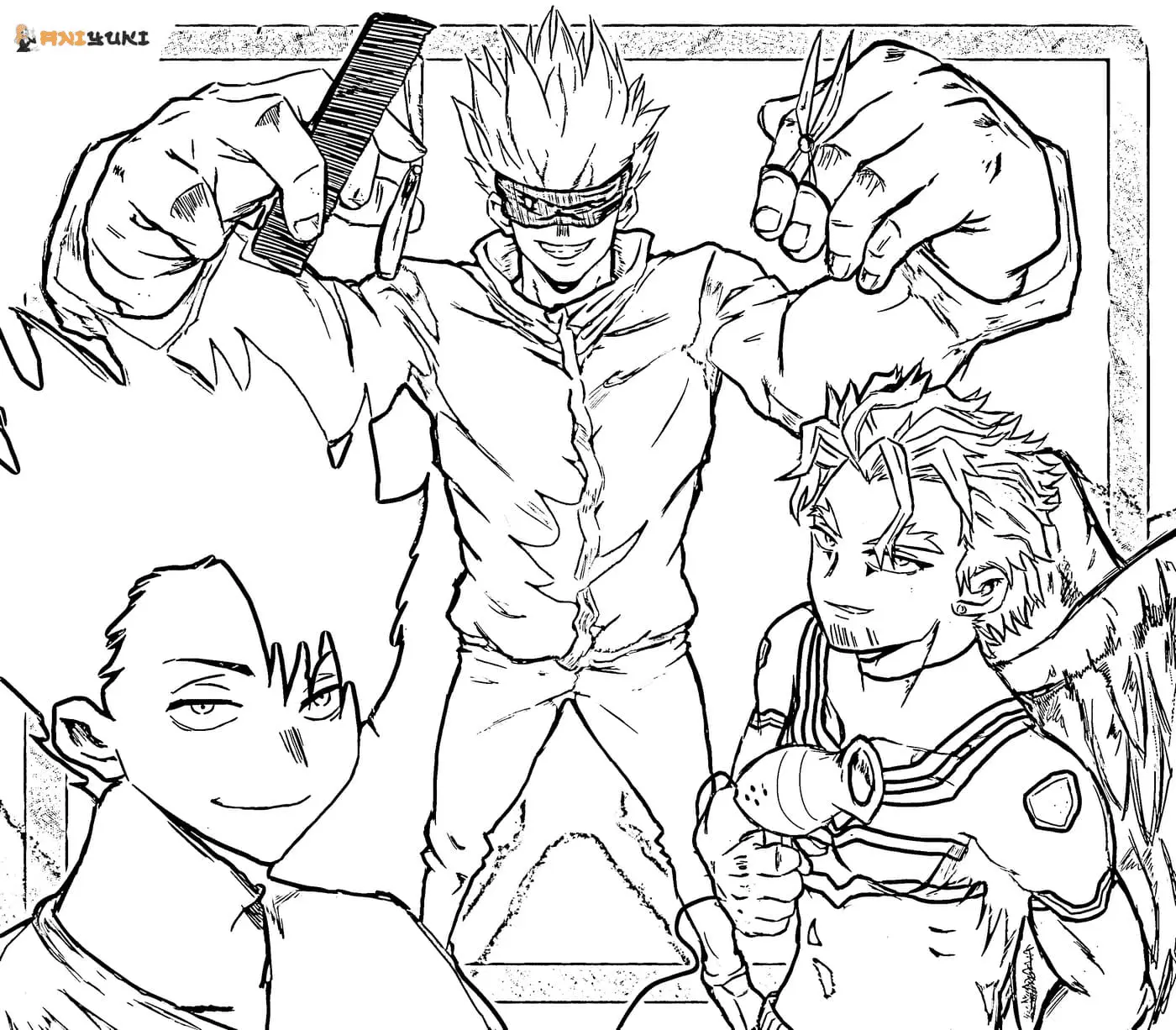 Jujutsu Kaisen Coloring Pages 32