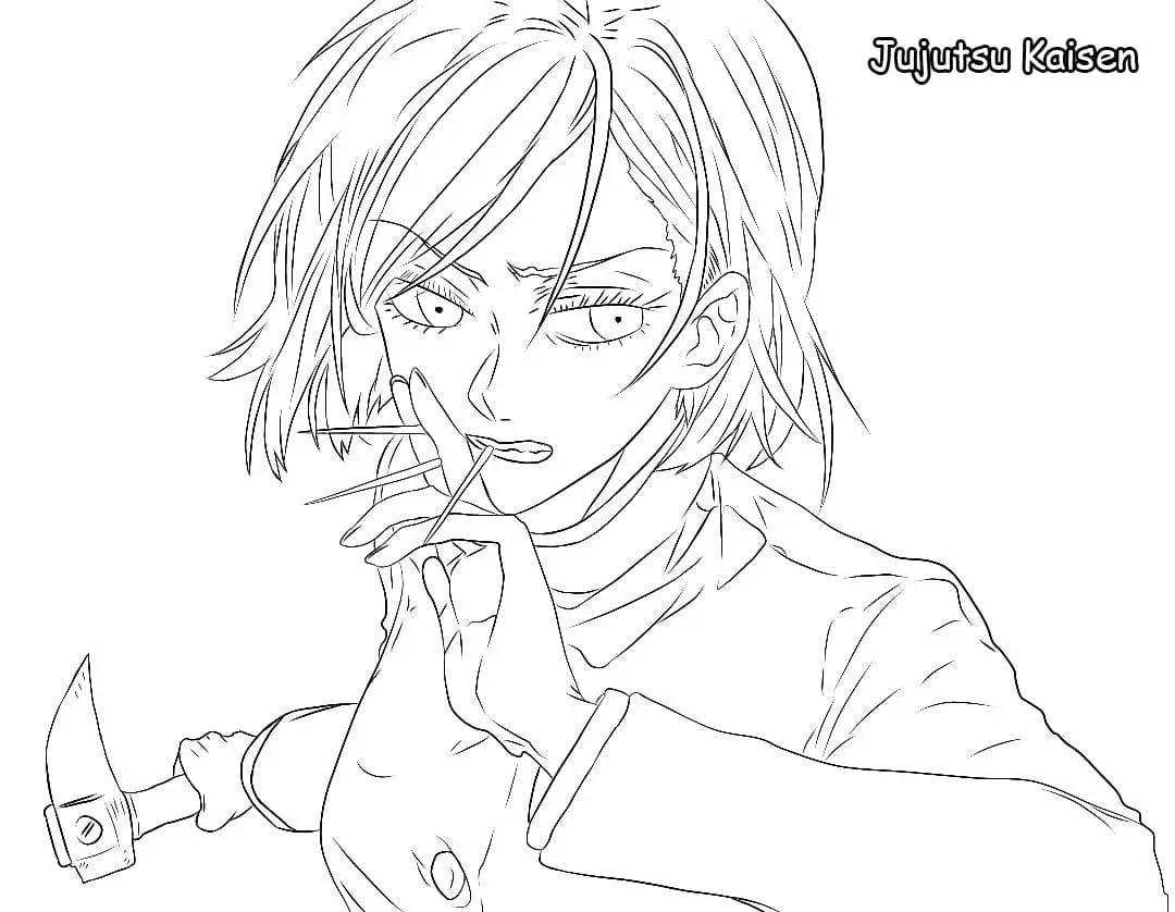 Jujutsu Kaisen Coloring Pages 33