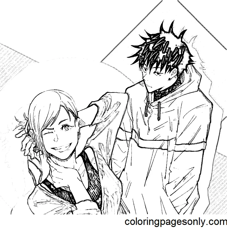 Jujutsu Kaisen Coloring Pages 34