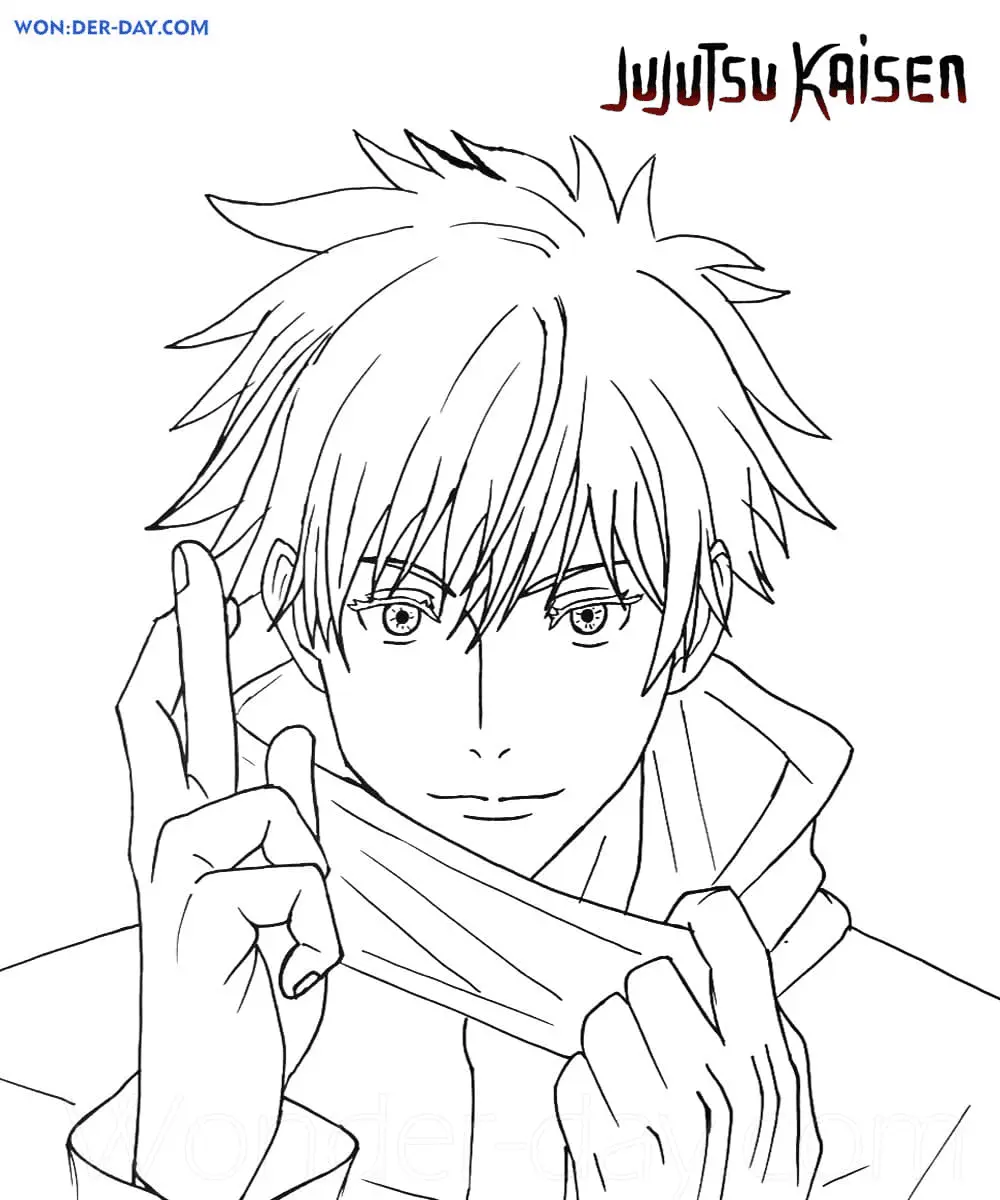 Jujutsu Kaisen Coloring Pages 4