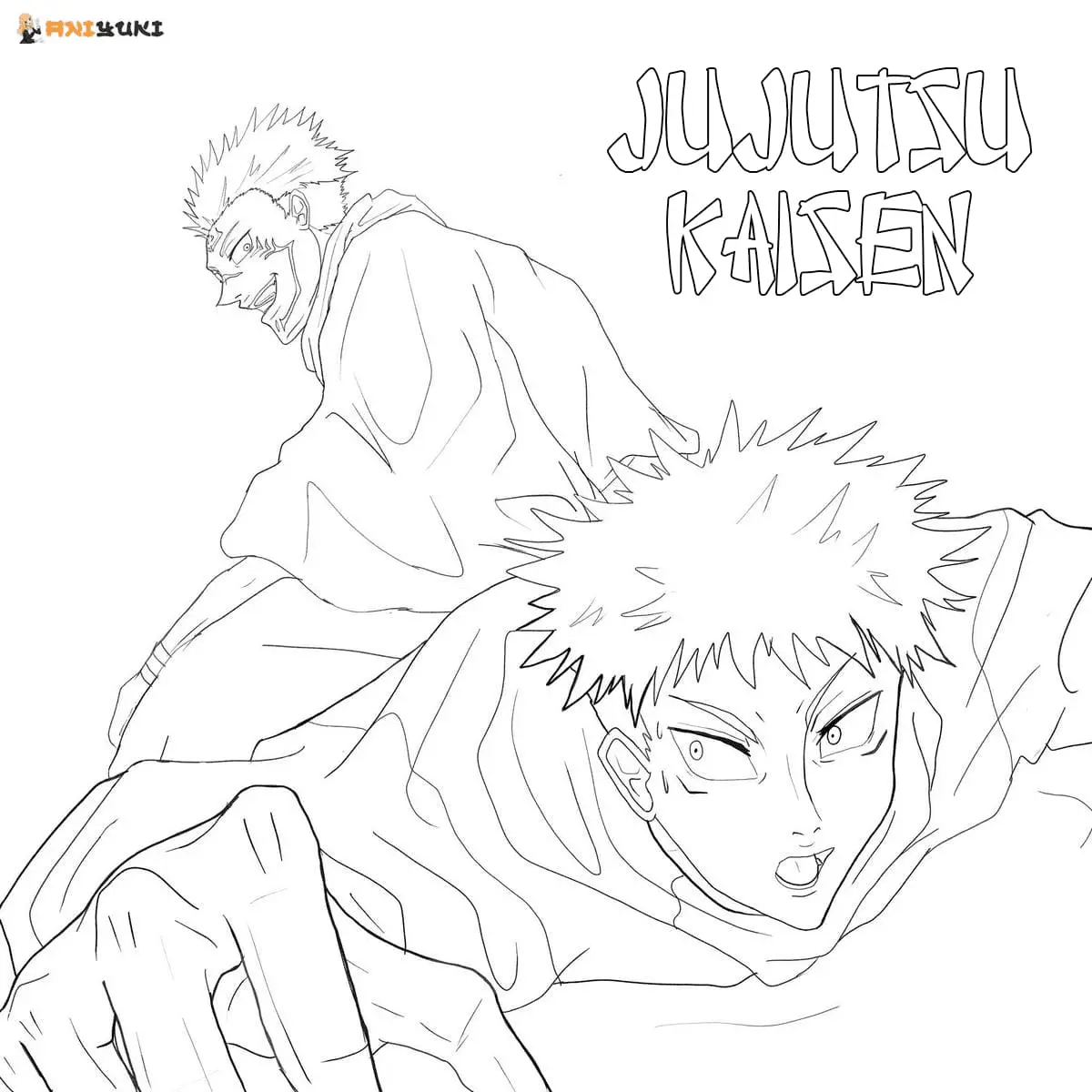 Jujutsu Kaisen Coloring Pages 41