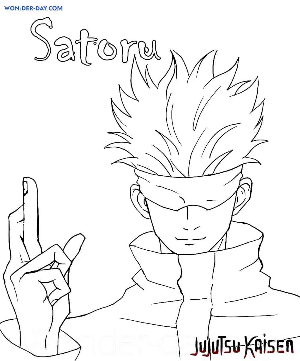 Jujutsu Kaisen Coloring Pages 42