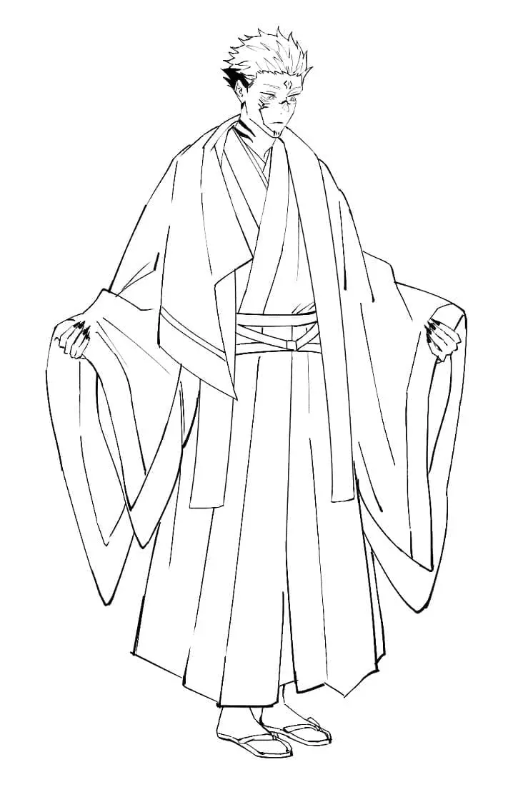 Jujutsu Kaisen Coloring Pages 46