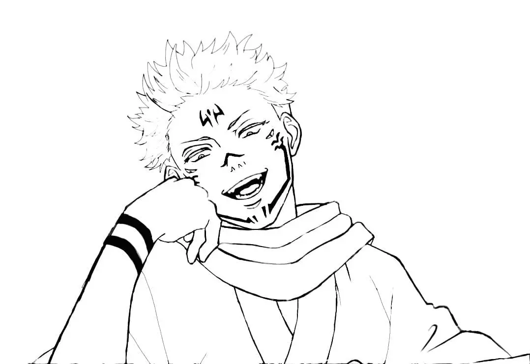 Jujutsu Kaisen Coloring Pages 6