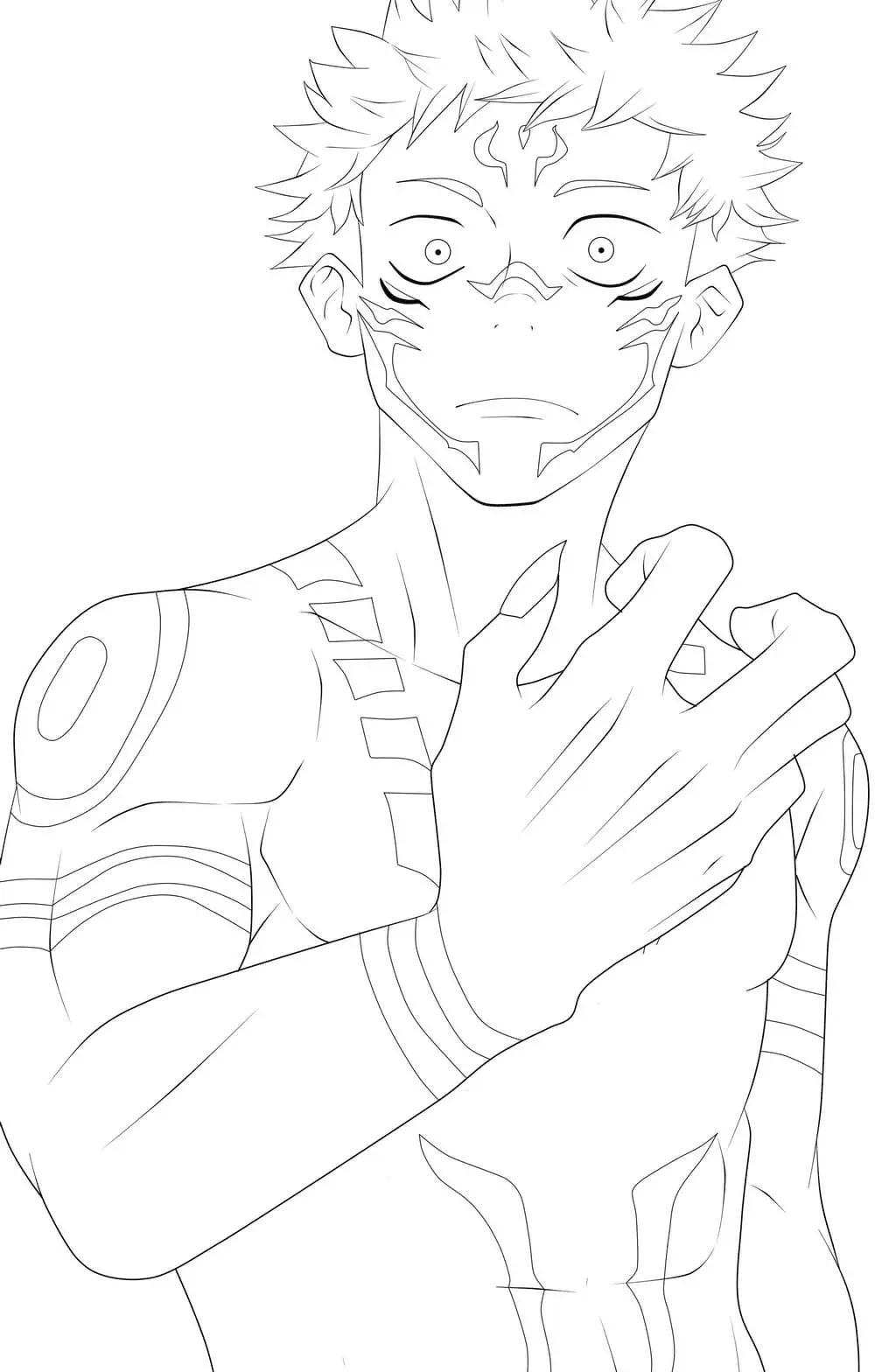 Jujutsu Kaisen Coloring Pages 68