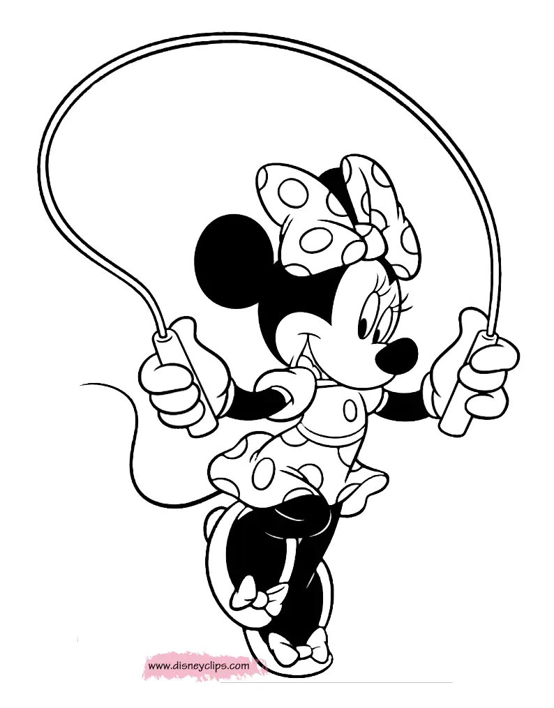 Jump Rope Coloring Pages 19