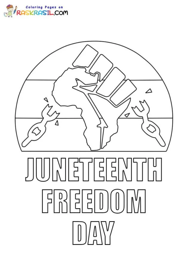 Desenhos de Juneteenth Para Colorir 2