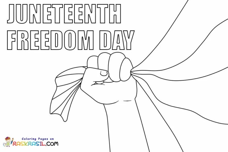 Desenhos de Juneteenth Para Colorir 4