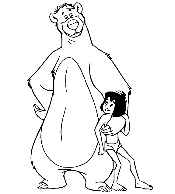 Jungle Book Coloring Pages 22