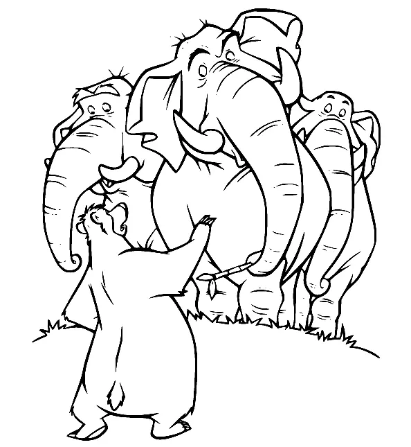 Jungle Book Coloring Pages 23