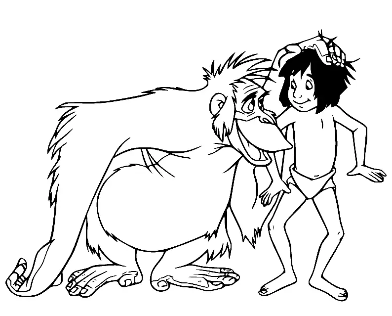 Jungle Book Coloring Pages 30