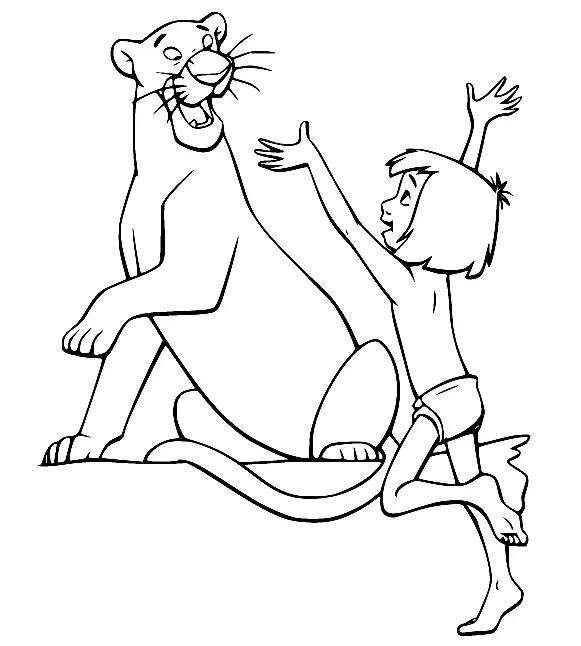 Jungle Book Coloring Pages 4