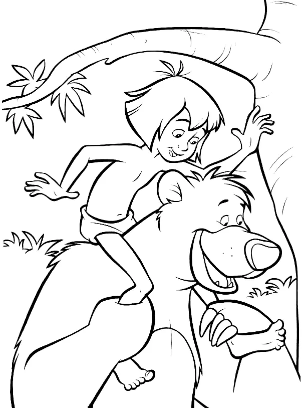 Jungle Book Coloring Pages 44