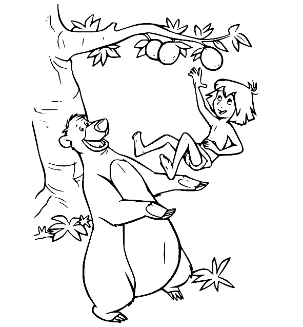 Jungle Book Coloring Pages 49