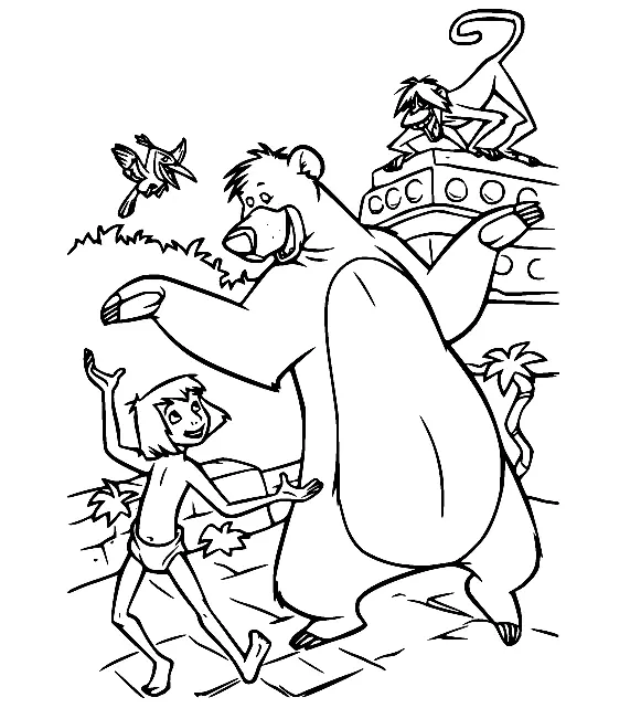 Jungle Book Coloring Pages 51
