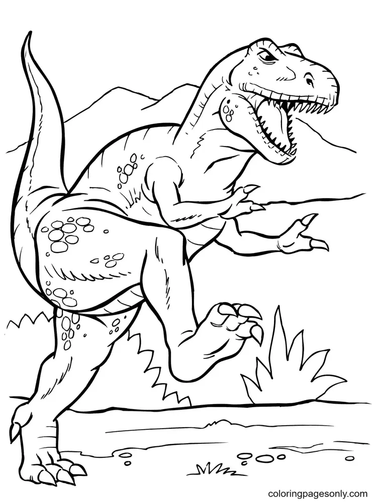 Desenhos de Jurassic World Para Colorir 1