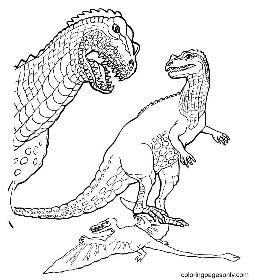 Desenhos de Jurassic World Para Colorir 43
