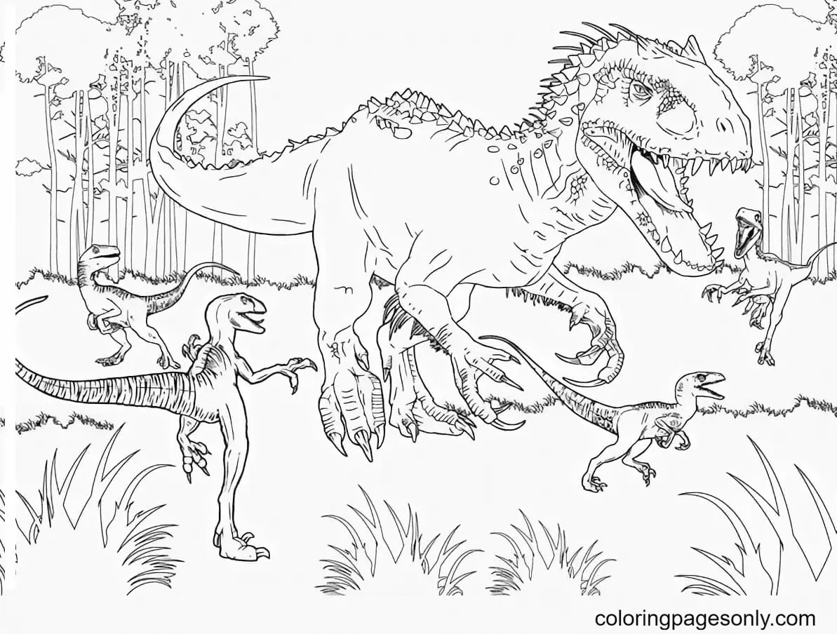 Desenhos de Jurassic World Para Colorir 5